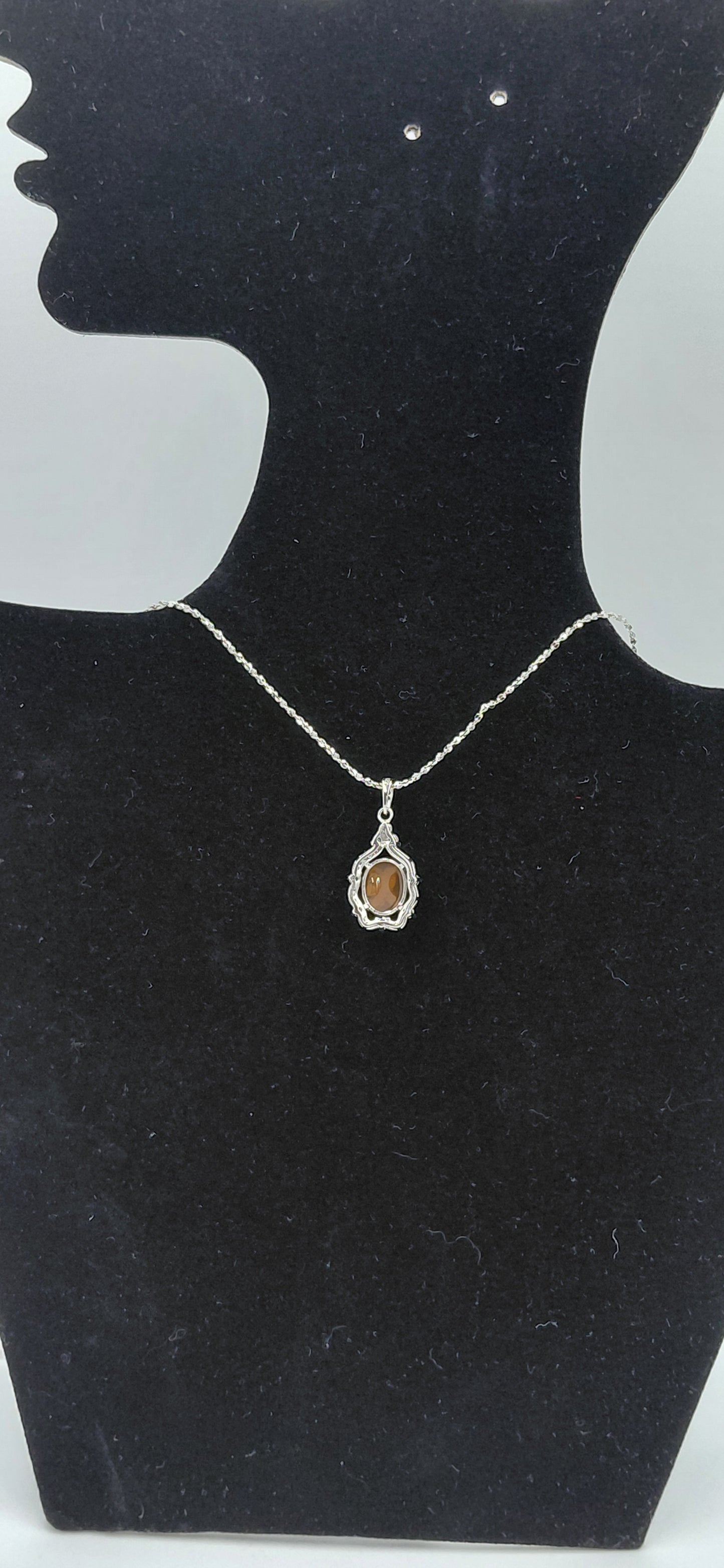 CAMMEO CONCHIGLIA SARDONICA "COLIBRI " IN ARGENTO 925 con zirconi