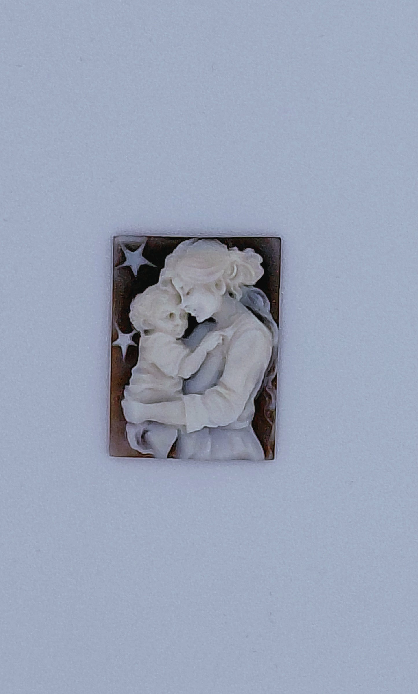 CAMMEO "AMORE DI MAMMA "CONCHIGLIA SARDONICA
