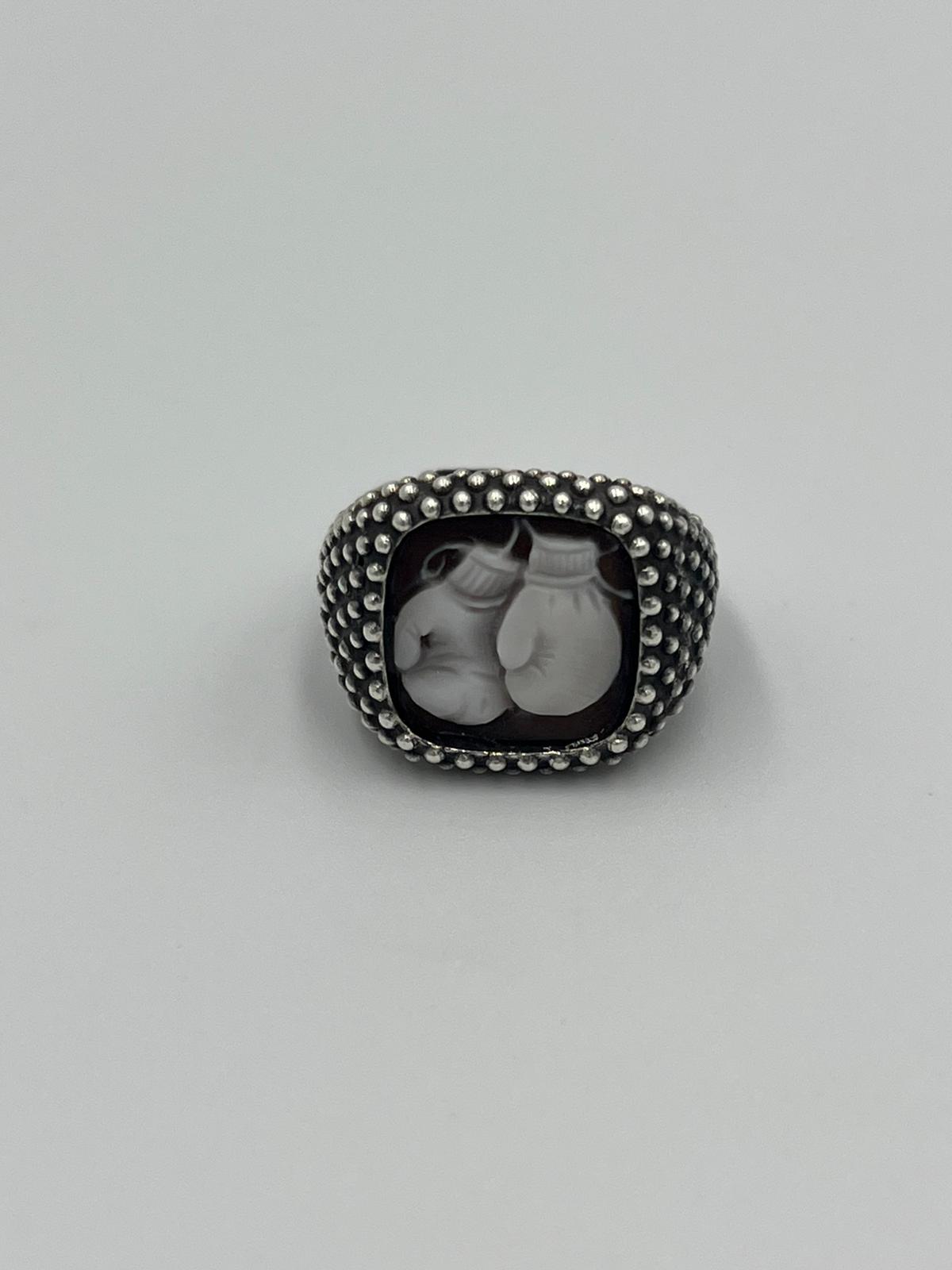 ANELLO IN ARGENTO CON CAMMEO