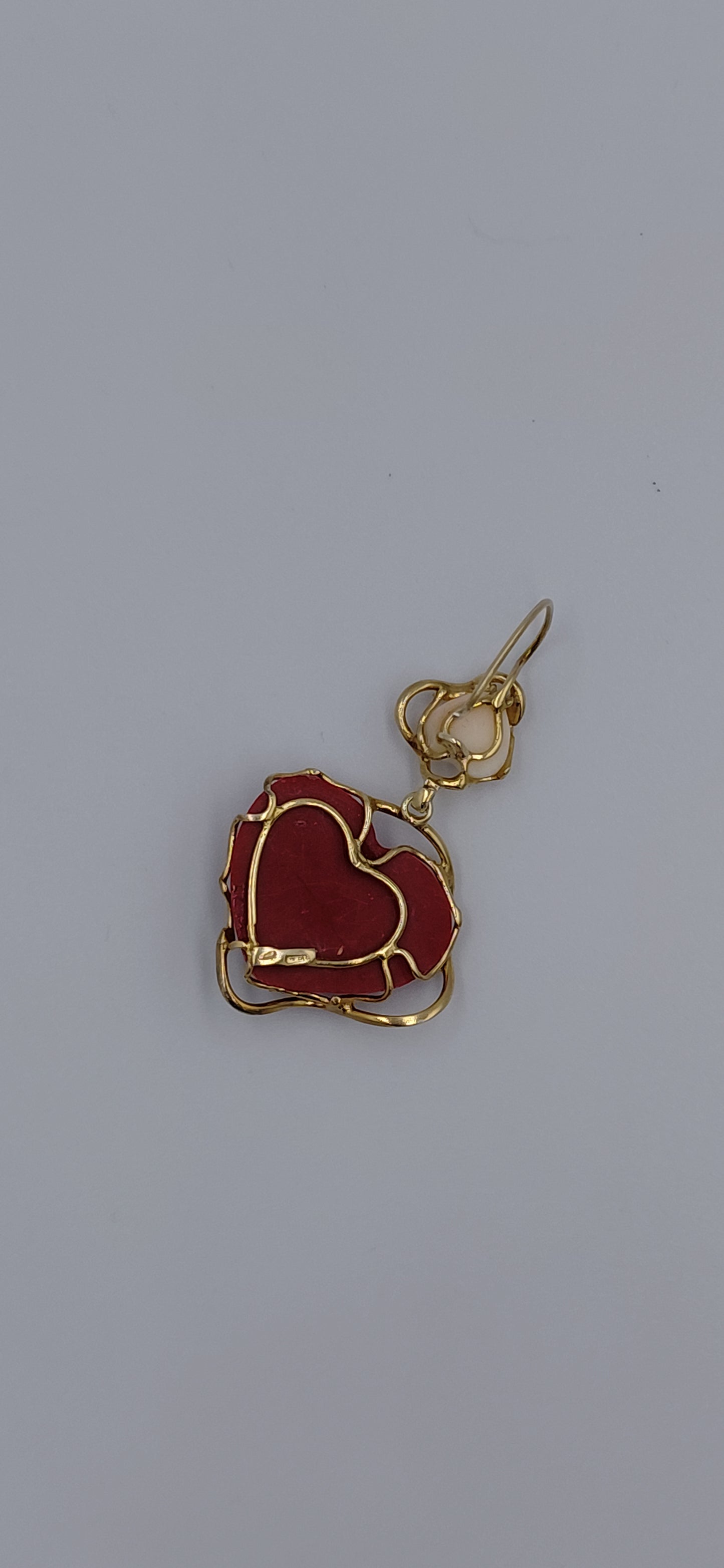 Orecchini  "cupido "pasta di corallo e corallo rosa
