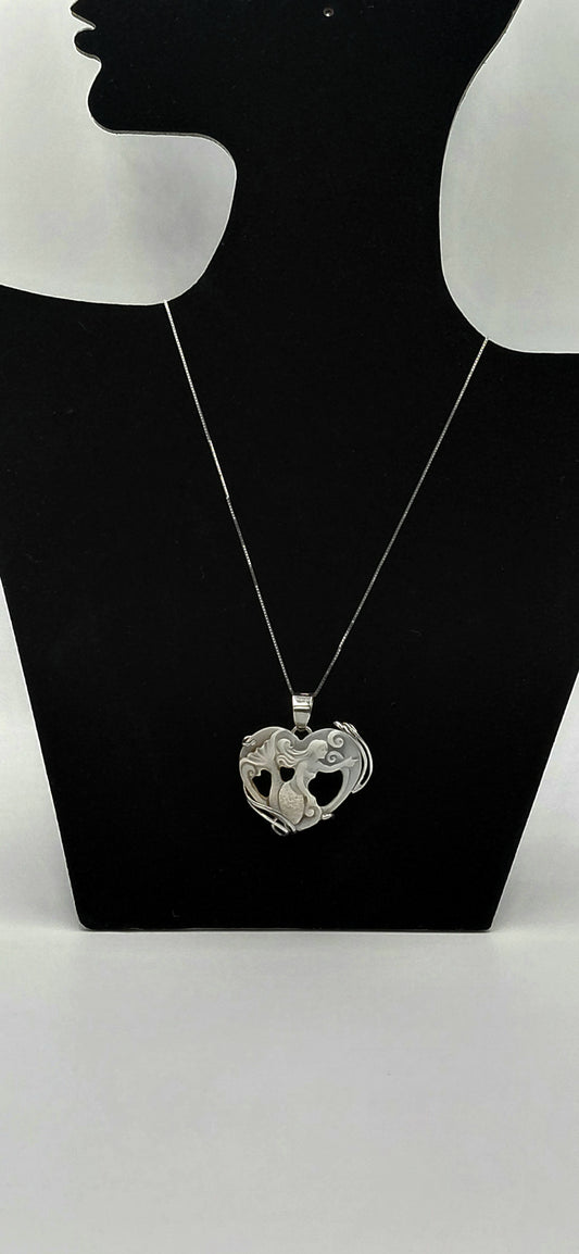 CIONDOLO "SIRENETTA " CAMMEO IN ARGENTO 925