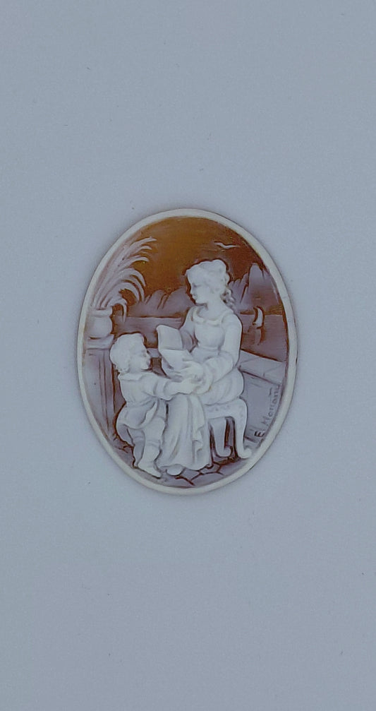 CAMMEO "DONNA CON BAMBINO "