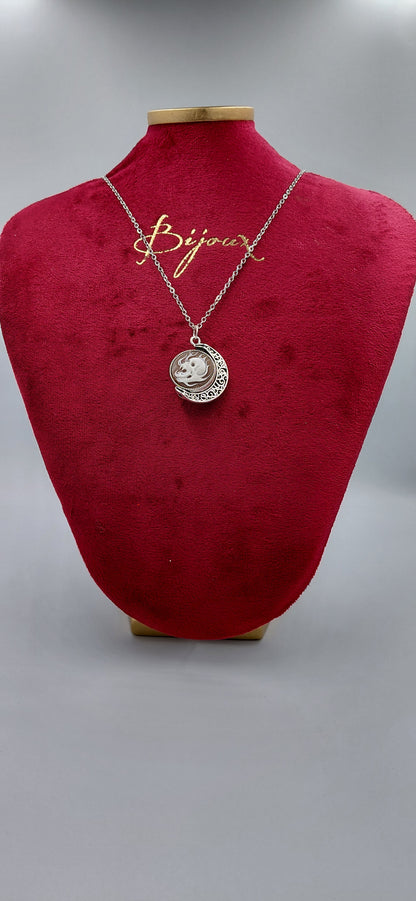 cammeo teschio ghost rider conchiglia sardonica misura 17,6mm incastonato in metallo